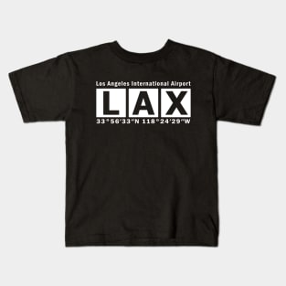 LAX Airport, Los Angeles International Airport Kids T-Shirt